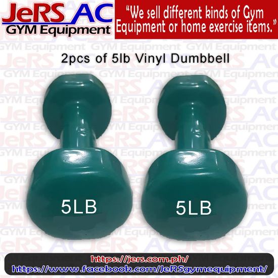 Picture of 5lbs Vinyl Dumbbell Pair