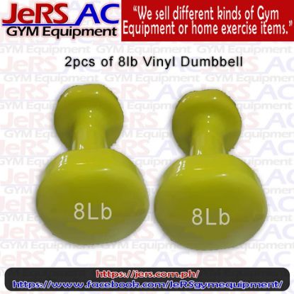 Picture of 8lbs Vinyl Dumbbell Pair