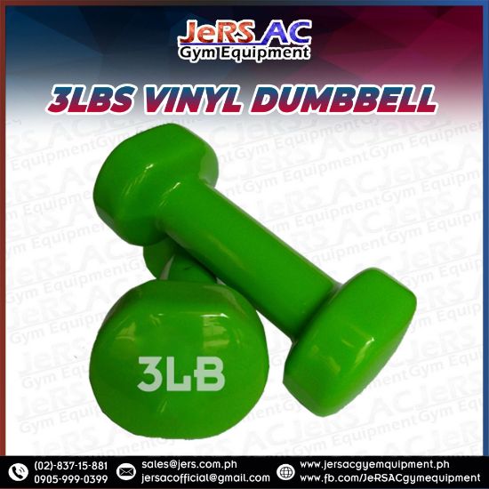 Picture of 3lbs Vinyl Dumbbell Pair