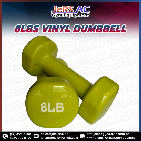 Picture of 8lbs Vinyl Dumbbell Pair