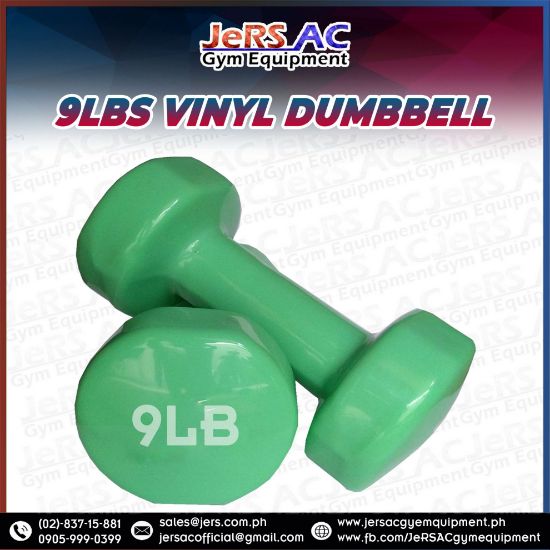 Picture of 9lbs Vinyl Dumbbell Pair