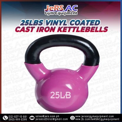 Picture of 25lbs Vinyl Coated Iron Kettlebell