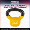 Picture of 30lbs Vinyl Coated Iron Kettlebell