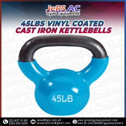 Picture of 45lbs Vinyl Coated Iron Kettlebell