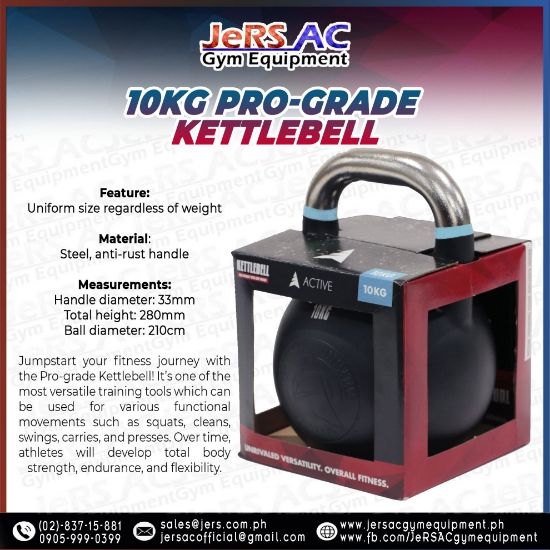 Picture of 10kg Pro-grade Kettlebell