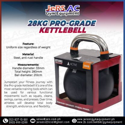 Picture of 28kg Pro-grade Kettlebell