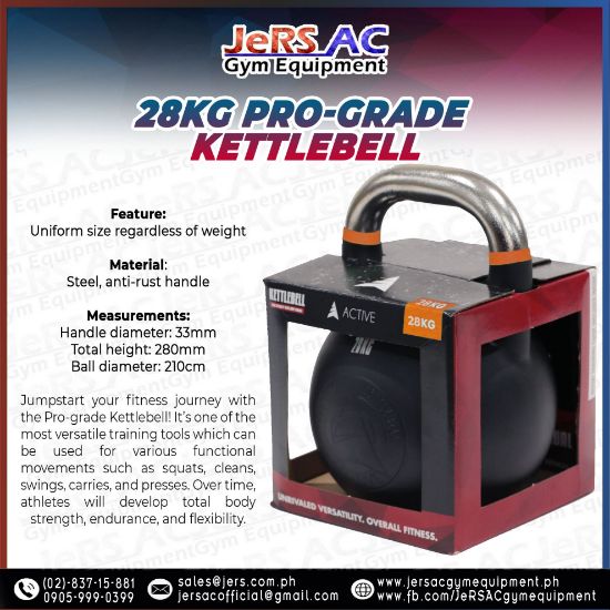 Picture of 28kg Pro-grade Kettlebell