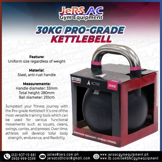 Picture of 30kg Pro-grade Kettlebell