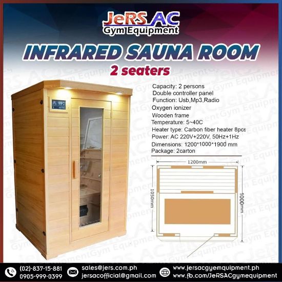 Picture of 2 Seaters infrared Sauna Room