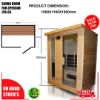 Picture of 3 Seaters infrared Sauna Room
