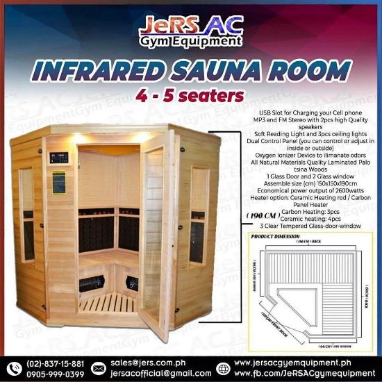 Picture of 4 to 5 Seaters infrared Sauna Room