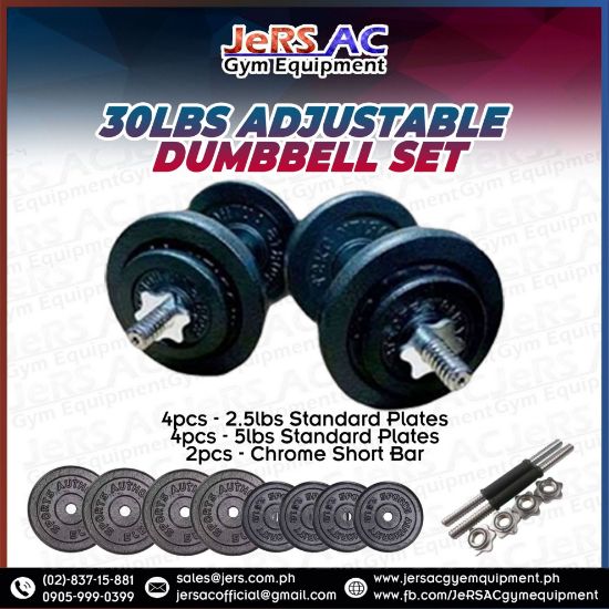 Picture of 30lbs Adjustable Dumbbell Set