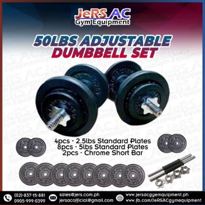 Picture of 50lbs Adjustable Dumbbell Set