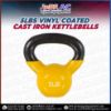 Picture of 5lbs Vinyl Coated Iron Kettlebell