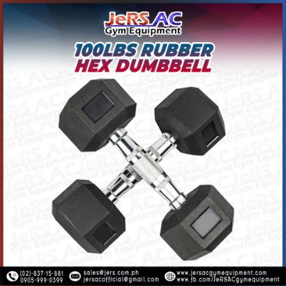 Picture of 100lbs Hex Dumbbell Pair