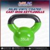 Picture of 35lbs Vinyl Coated Iron Kettlebell