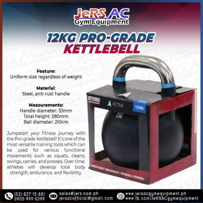Picture of 12kg Pro-grade Kettlebell