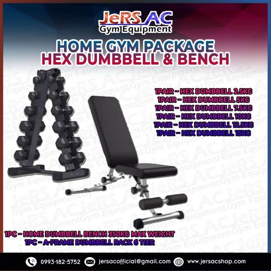 Picture of Hex Dumbbell & Bench