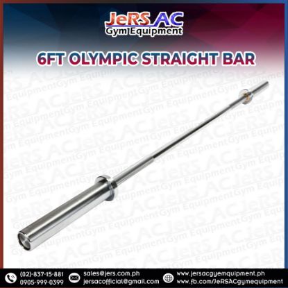 Show details for 6ft Olympic Straight Bar Picture of 6ft Olympic Straight Bar