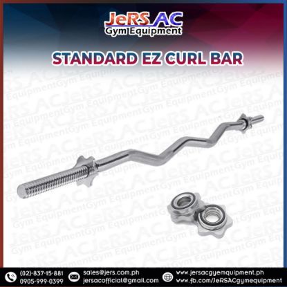 Show details for Standard Ez Curl Bar Picture of Standard Ez Curl Bar